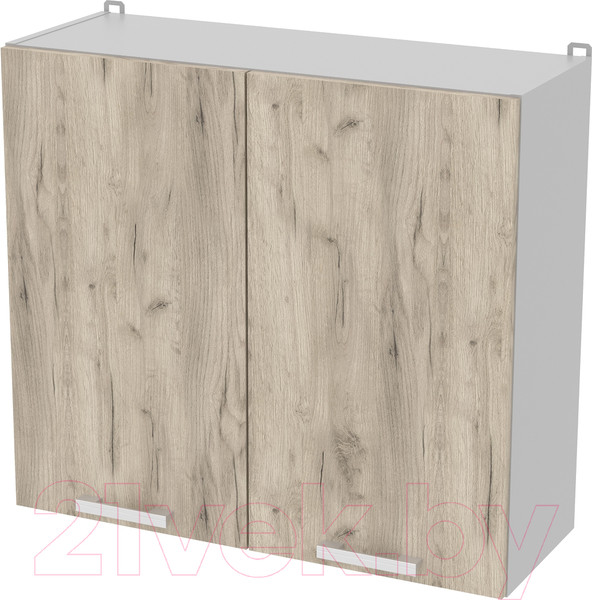 Изображение товара Шкаф навесной для кухни Интерлиния Компо ВШ80-720-2дв (дуб серый)