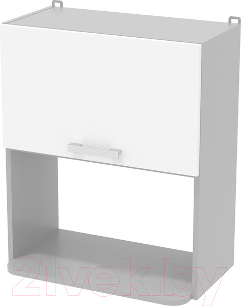 Изображение товара Шкаф навесной для кухни Интерлиния Компо ВШ60-720-1дг МП (белый платинум)