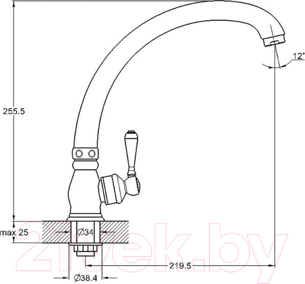 Изображение товара Смеситель G.Lauf QML14-A119