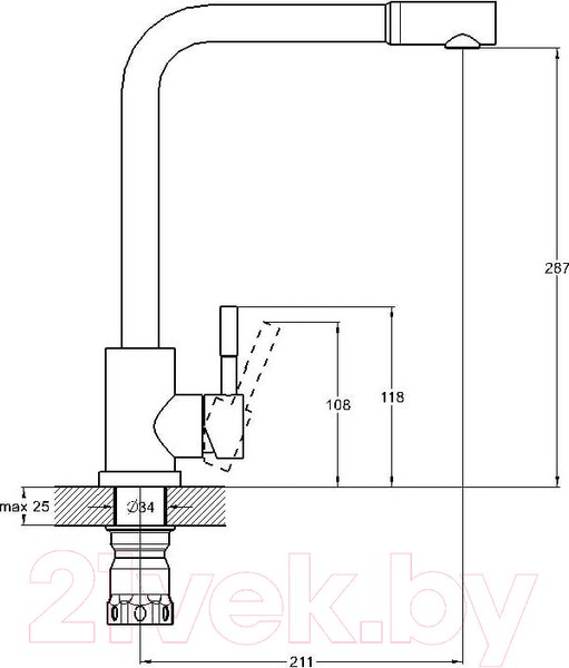 Изображение товара Смеситель Solone EZA4-B090