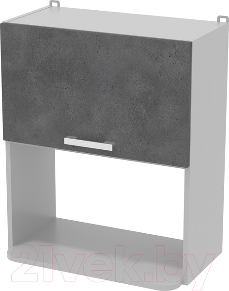 Изображение товара Шкаф навесной для кухни Интерлиния Компо ВШ60-720-1дг МП (бетон портленд)