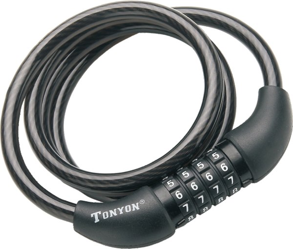 Изображение товара Велозамок Tonyon Кодовый 10x1000 / 567C-1010 