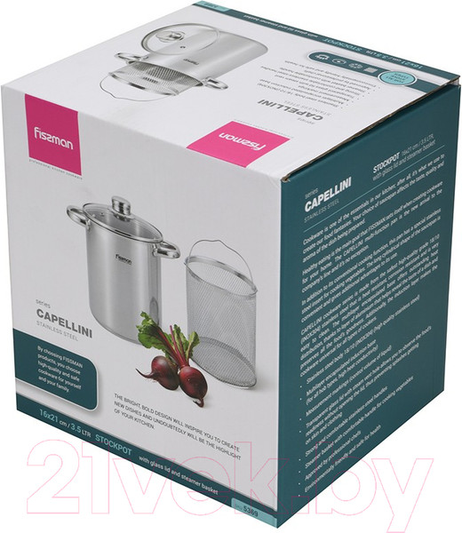 Изображение товара Кастрюля Fissman Capellini 5369