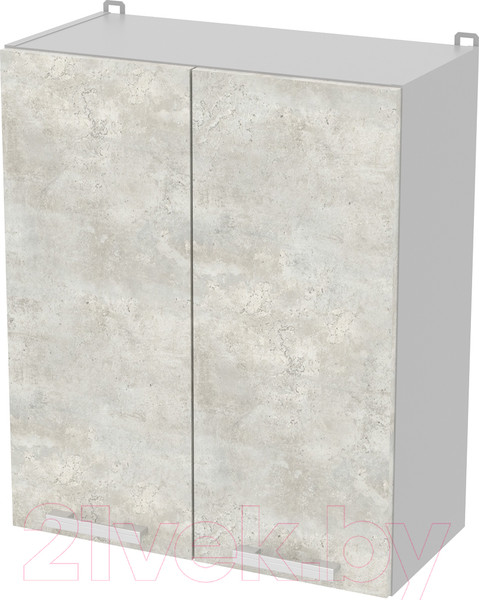 Изображение товара Шкаф навесной для кухни Интерлиния Компо ВШ60-720-2дв (бетон лайт)