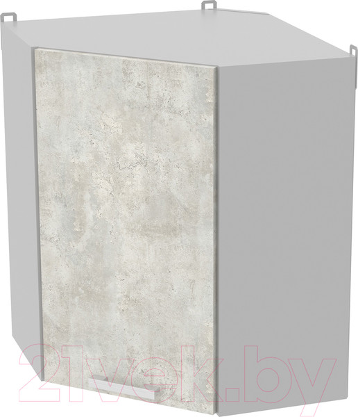 Изображение товара Шкаф навесной для кухни Интерлиния Компо ВШУ-720 (бетон лайт)