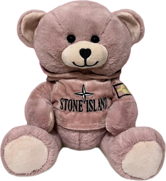 Изображение товара Мягкая игрушка SunRain Медведь Stone Islande 40см (пудровый/пудровое худи)