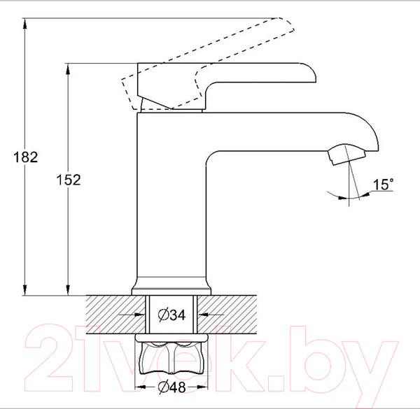 Изображение товара Смеситель G.Lauf ZOK1-A036YB