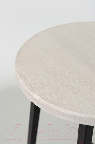 Изображение товара Табурет барный Stal-Massiv SMH-76 (дуб беленый/черный)