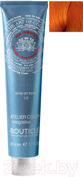 Изображение товара Крем-краска для волос Bouticle Atelier Color Integrative 0.44 (80мл, медный)