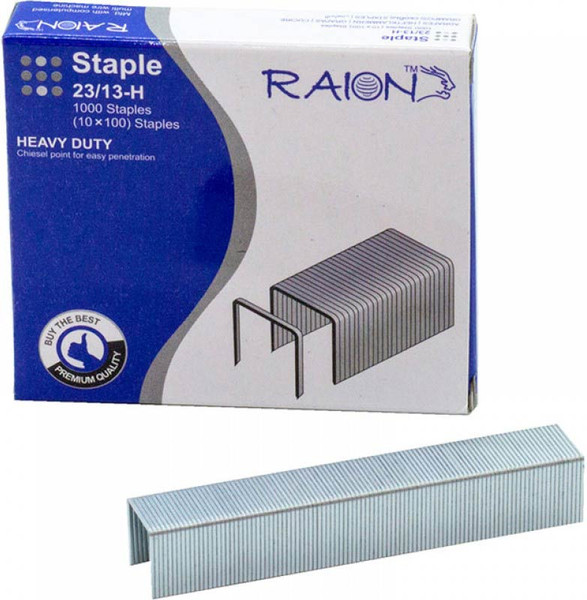 Изображение товара Скобы канцелярские Raion NO.23/13/10 (1000шт)