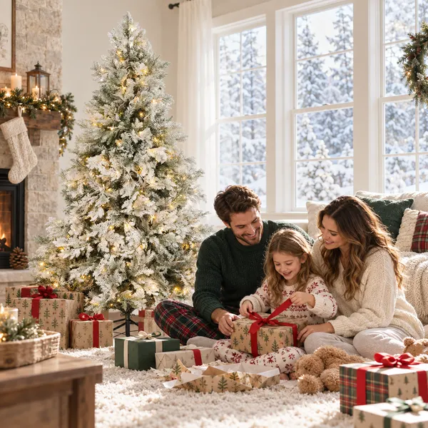 Изображение товара Ель искусственная Winter Fun Light Заснеженная / ML-0056-002 (210см)