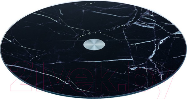 Изображение товара Тортовница вращающаяся Белбогемия Черный мрамор 28346147 / 107518