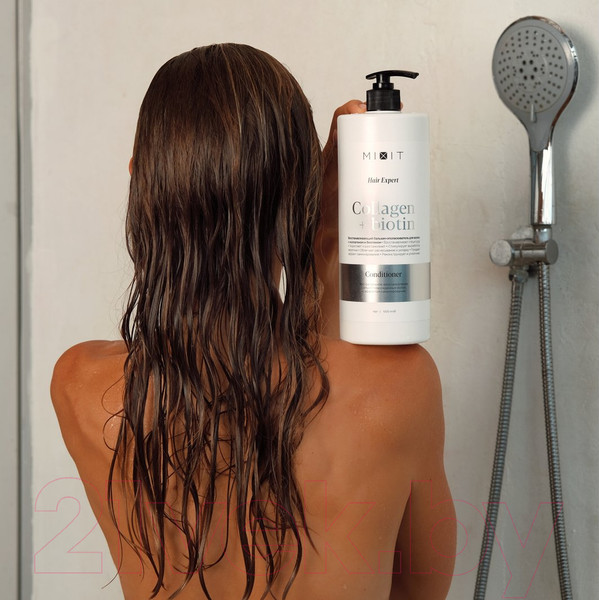 Изображение товара Бальзам для волос MIXIT Hair Expert с коллагеном и биотином восстанавливающий (1л)