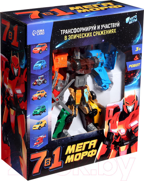 Изображение товара Робот-трансформер Автоботы 7 машин 528 / 9899388