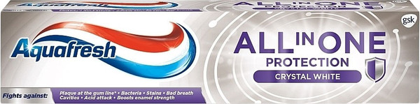 Изображение товара Зубная паста Aquafresh All in One Protection Crystal White (100мл)
