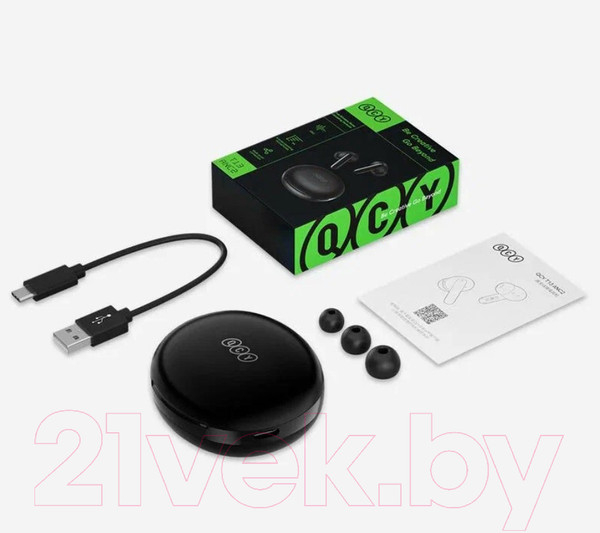 Изображение товара Беспроводные наушники QCY T13 ANC 2 / BH23HT09A (черный)