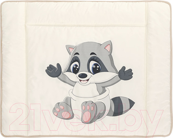 Изображение товара Пеленальный матрас Bambola Люкс Енот 80x65 / 8010