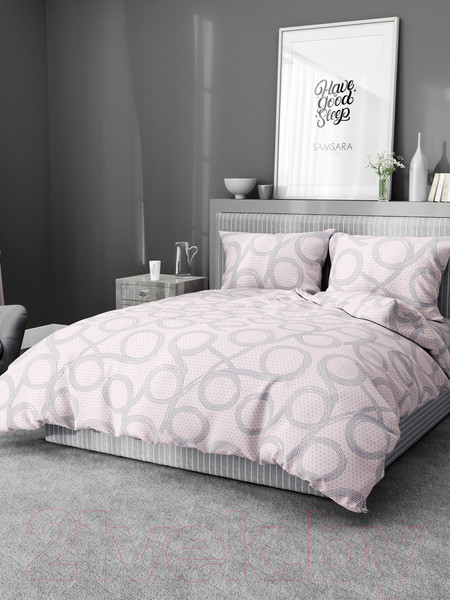Изображение товара Комплект постельного белья Samsara Бесконечность Pink Дуэт 320-21