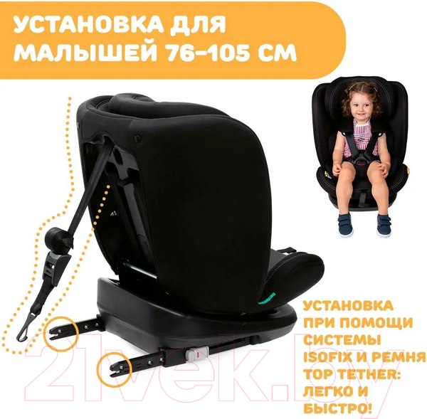 Изображение товара Автокресло Chicco Mokita I-Size Classic / 06087033950000 (Black)