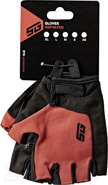 Изображение товара Велоперчатки STG Fit Skin / Х112264-XL (XL, красный/черный)