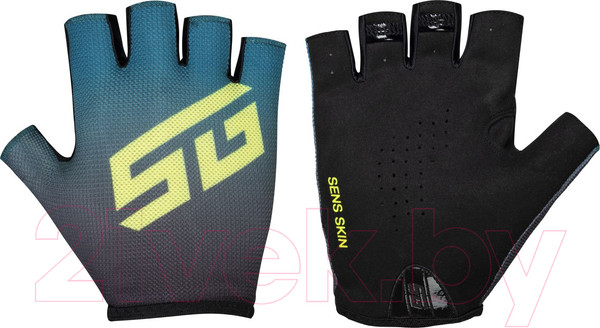 Изображение товара Велоперчатки STG Sens Skin / Х112275-L  (L, черный/синий)
