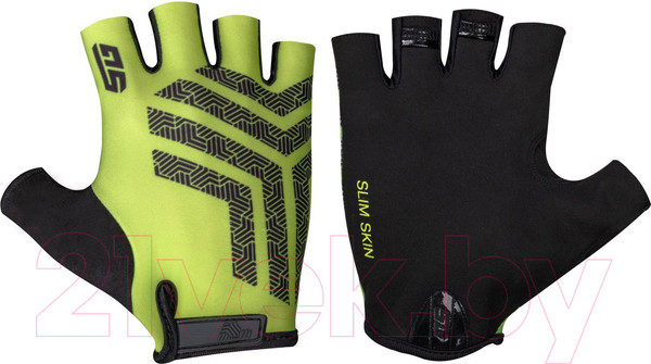 Изображение товара Велоперчатки STG Slim Skin / Х112289-XS (XS, зеленый/черный)