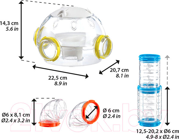 Изображение товара Игровая площадка для грызунов Ferplast 84835799