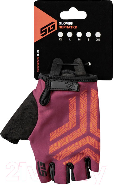 Изображение товара Велоперчатки STG Slim Skin / Х112298-XS (XS, красный)