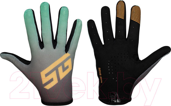 Изображение товара Велоперчатки STG Sens Skin / Х108518-S (S, черный/зеленый)