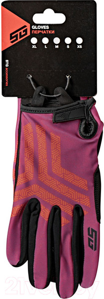 Изображение товара Велоперчатки STG Slim Skin / Х108538-XL (XL, красный)