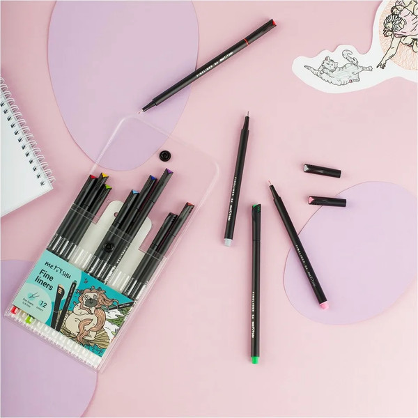 Изображение товара Набор капиллярных ручек Meshu MS_53578 (12цв)