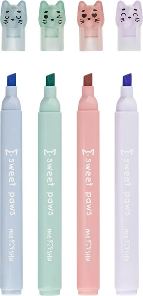Изображение товара Набор маркеров Meshu Paw Pastel / MS_55400 (4цв)
