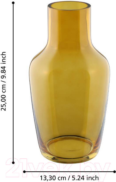 Изображение товара Ваза Eglo Siranana 421223 (стекло, желтый)