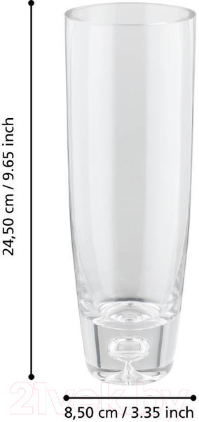 Изображение товара Ваза Eglo Sandraka 421237 (стекло, прозрачный)