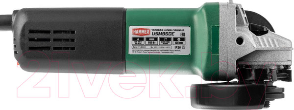 Изображение товара Угловая шлифовальная машина Hammer USM950E