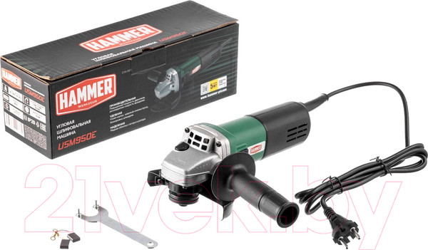 Изображение товара Угловая шлифовальная машина Hammer USM950E