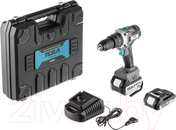 Изображение товара Аккумуляторная дрель-шуруповерт Tesla TCD18HD (840374)