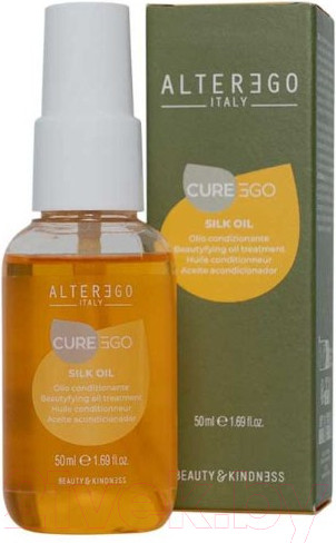Изображение товара Масло для волос Alter Ego Italy Curego Silk Oil Beautyfying Oil (50мл)