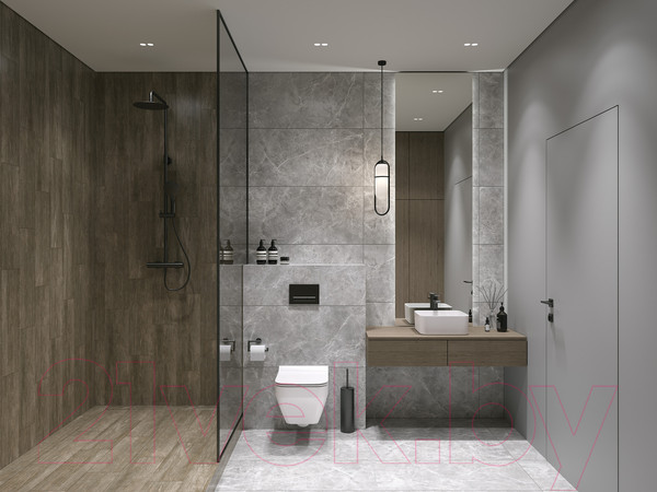 Изображение товара Плитка Cersanit Castello 17019 (448x898, серый)