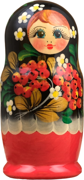 Изображение товара Матрешка сувенирная Sima-Land Рябина / 4101486 (черный)