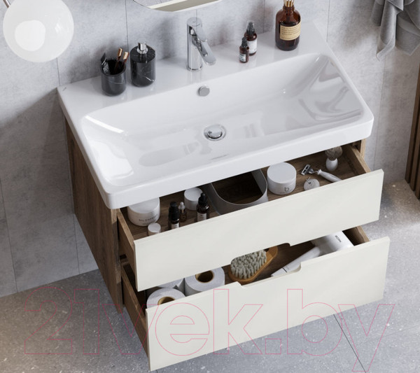 Изображение товара Тумба под умывальник Акватон Оливия 80 (1A283101OLVG0)