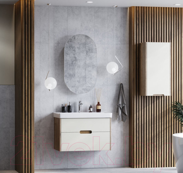 Изображение товара Тумба под умывальник Акватон Оливия 80 (1A283101OLVG0)