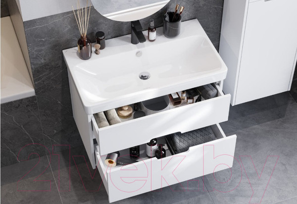 Изображение товара Тумба под умывальник Акватон Оливия 80 (1A283101OL010)