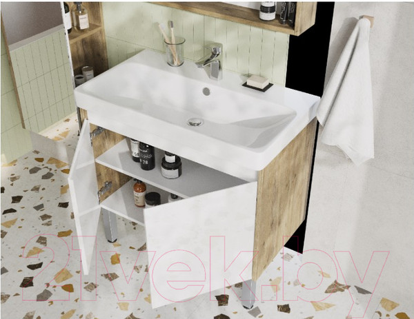 Изображение товара Тумба под умывальник Акватон Сканди Doors 80 (1A282901SDZ90)