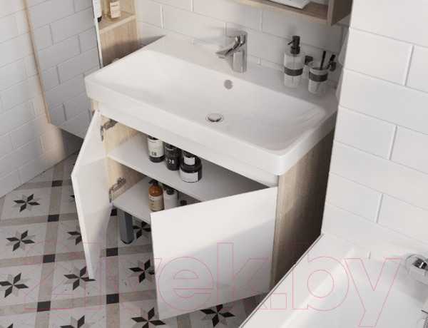 Изображение товара Тумба под умывальник Акватон Сканди Doors 80 (1A282901SDB20)