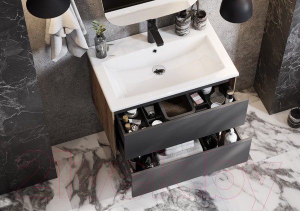 Изображение товара Тумба под умывальник Акватон Сохо 75 (1A258101AJA00)