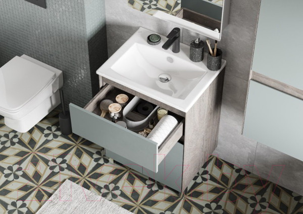 Изображение товара Тумба под умывальник Акватон Форест 60 (1A278201FR9C0)