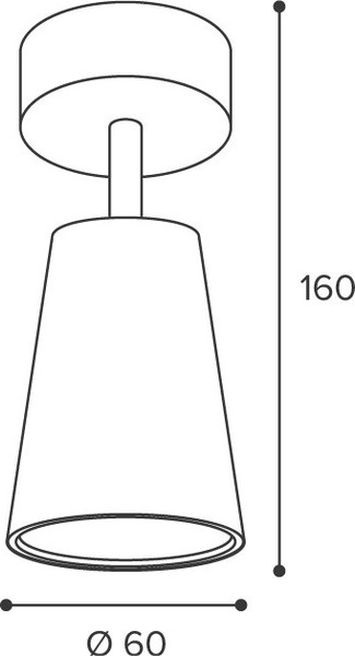 Изображение товара Точечный светильник Wolta WSL-GU10/S11W