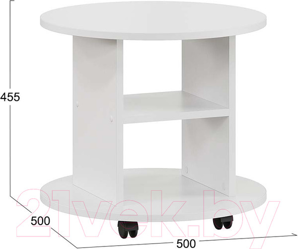 Изображение товара Журнальный столик ТриЯ Остин (белый ясень)