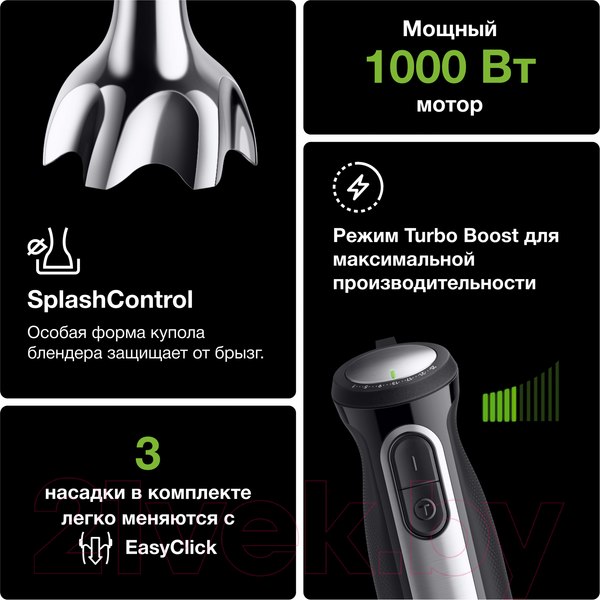Изображение товара Блендер погружной Braun MQ55254MBK